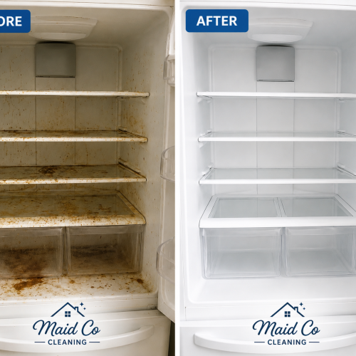Before and After Fridge